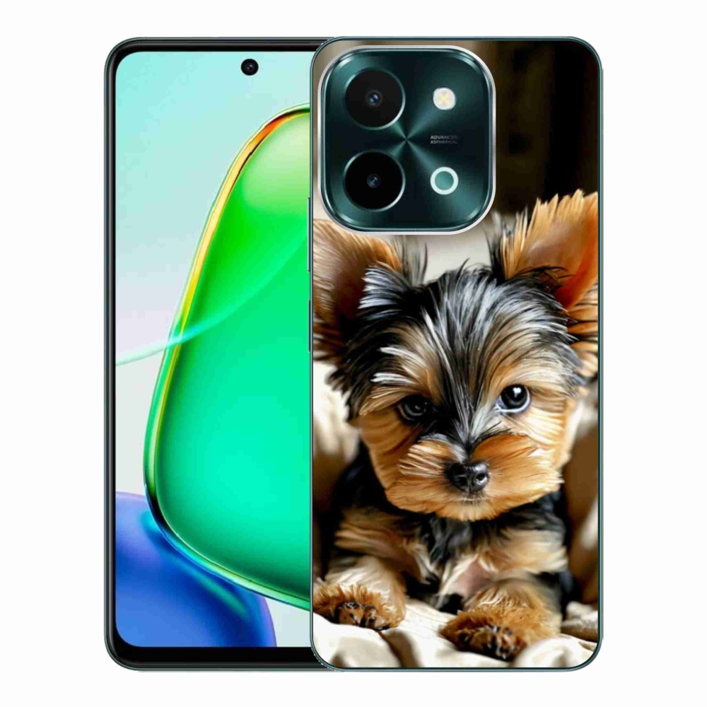 Gelový kryt mmCase na Vivo Y28 - jorkšír 11