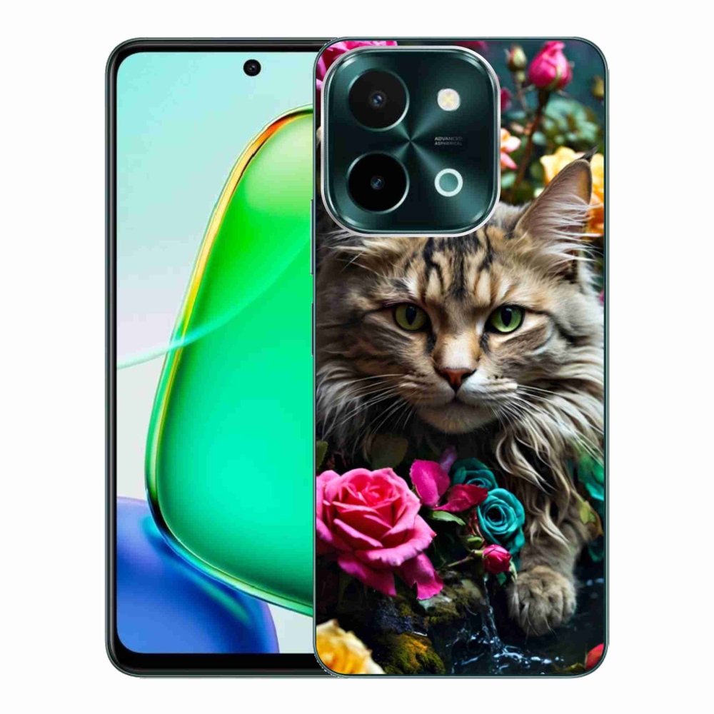 Gelový kryt mmCase na Vivo Y28 - kočíčí pohled 2