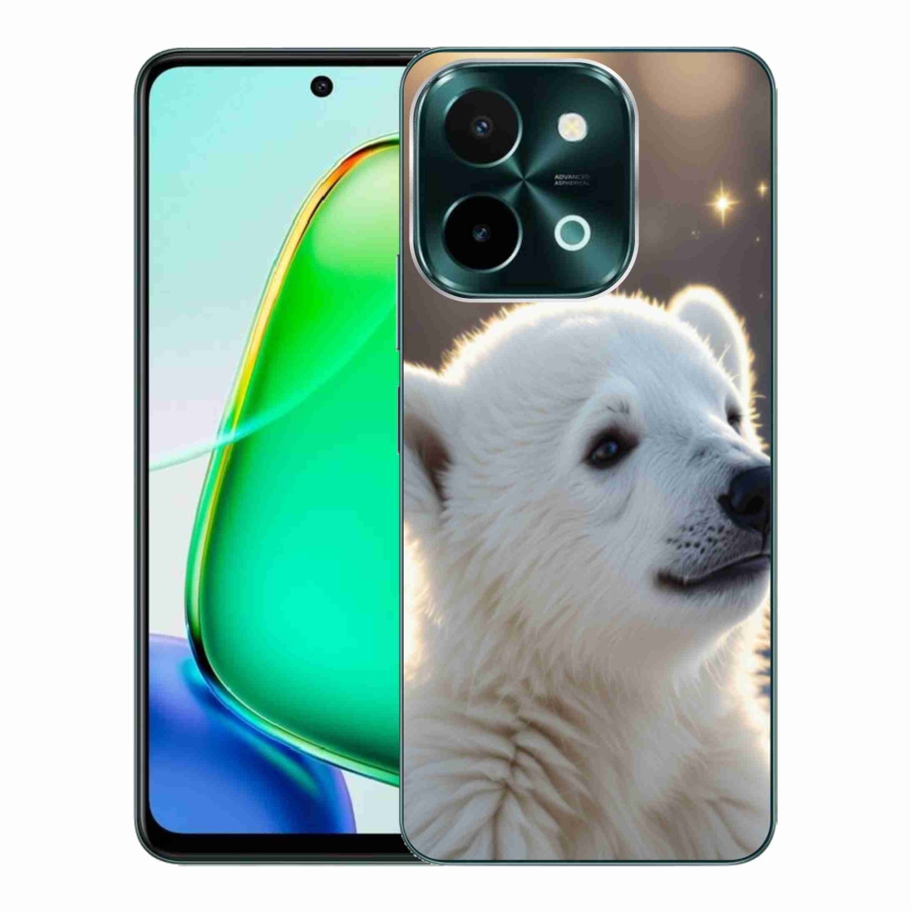 Gelový kryt mmCase na Vivo Y28 - lední medvěd