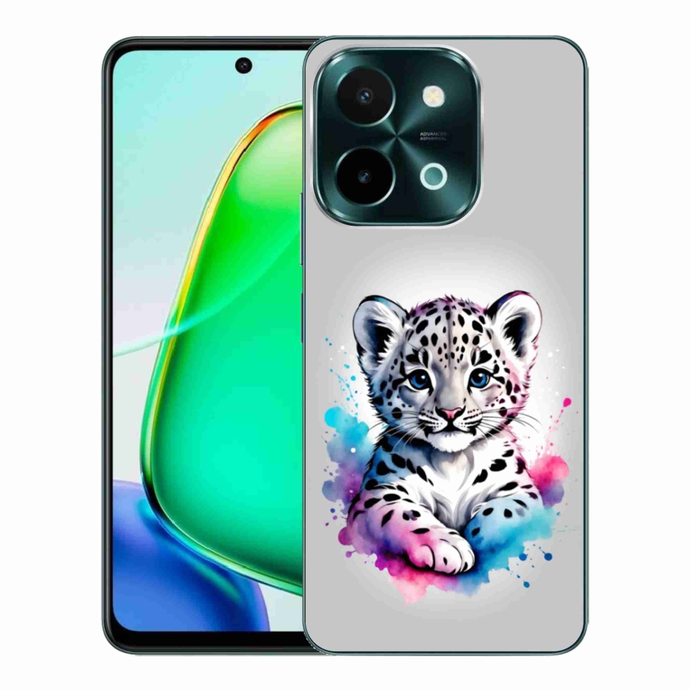 Gelový kryt mmCase na Vivo Y28 - levhartí mládě