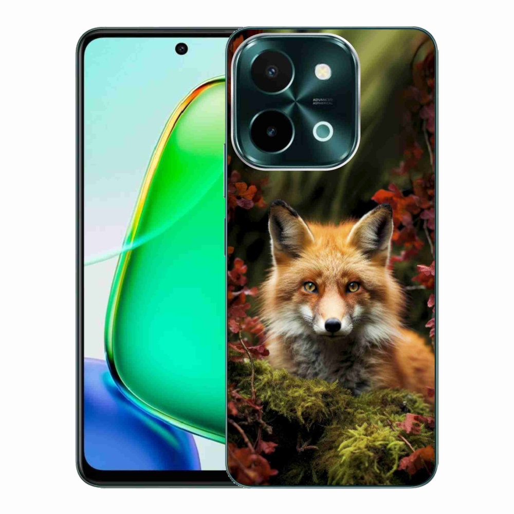Gelový kryt mmCase na Vivo Y28 - liška v lese
