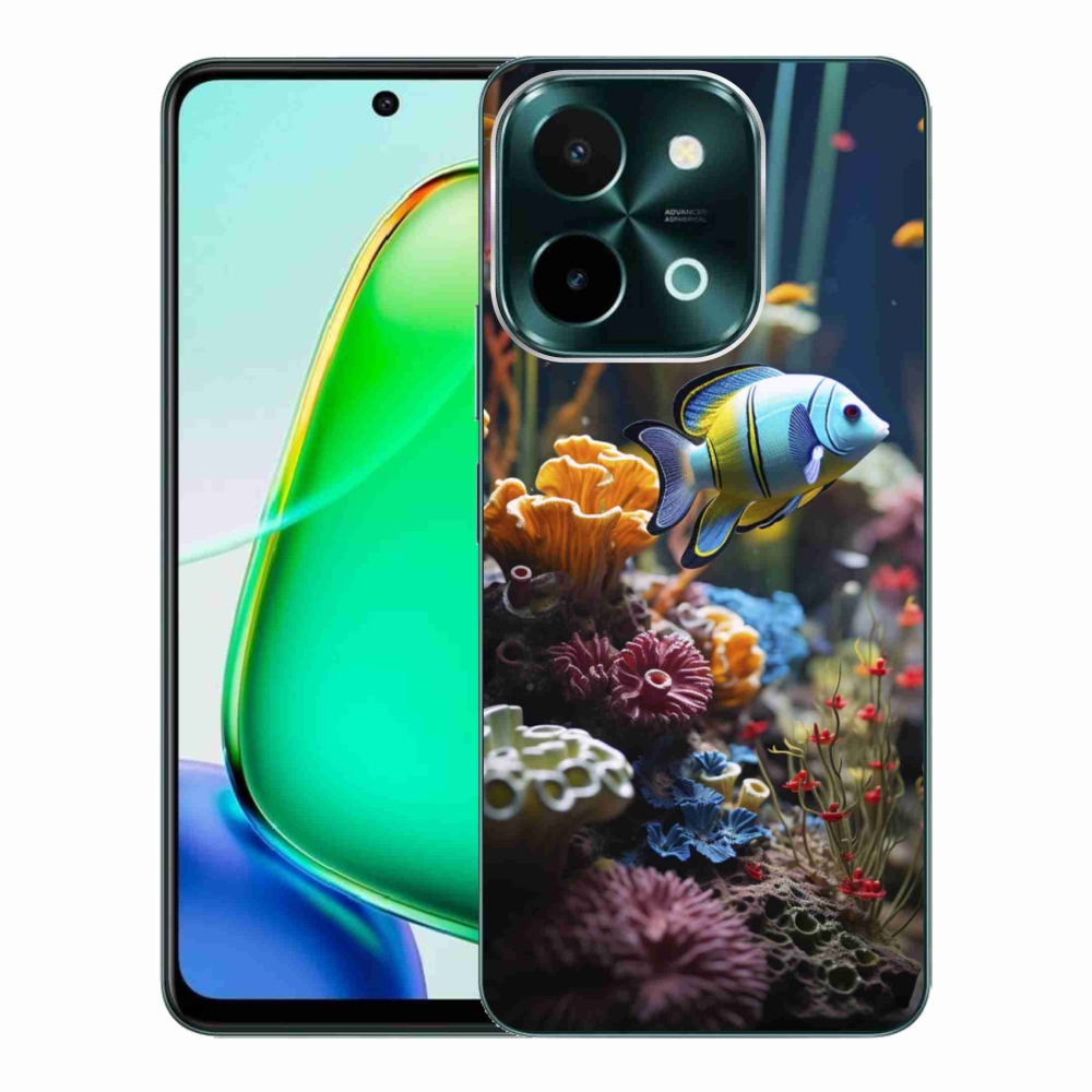 Gelový kryt mmCase na Vivo Y28 - mořský svět 5