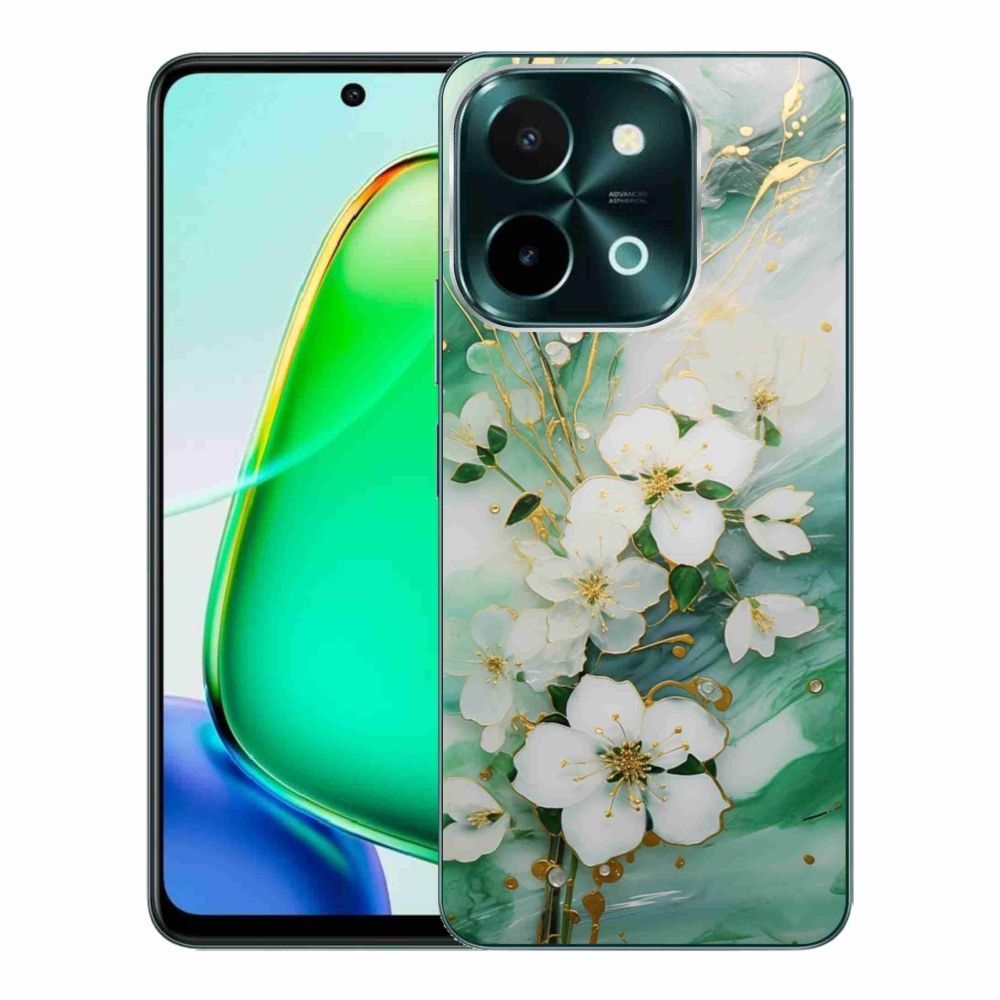 Gelový kryt mmCase na Vivo Y28 - něžné květy