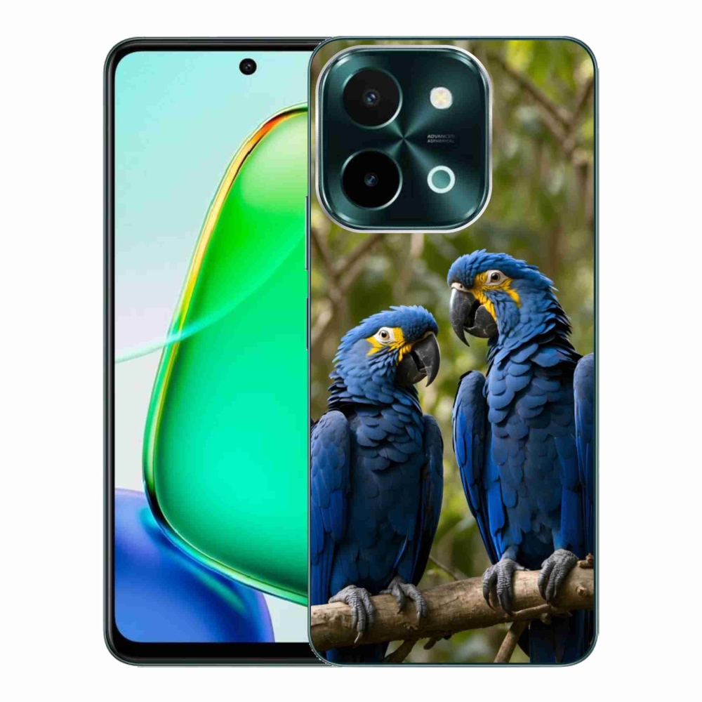 Gelový kryt mmCase na Vivo Y28 - papouščí duo