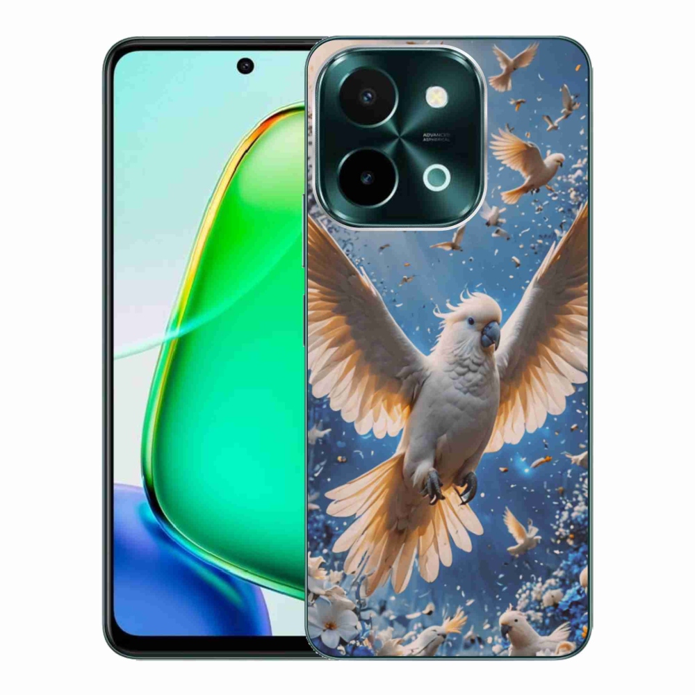 Gelový kryt mmCase na Vivo Y28 - papoušek kakadu