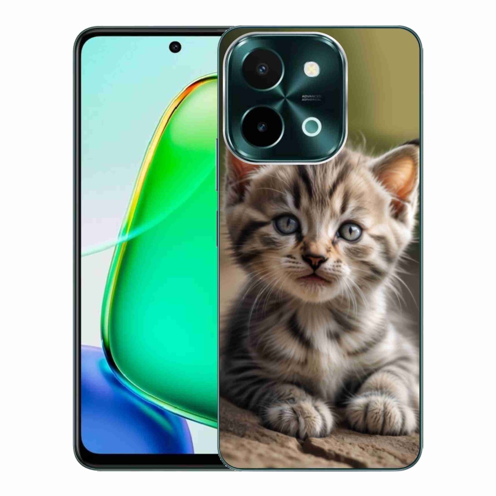 Gelový kryt mmCase na Vivo Y28 - roztomilé kotě 9