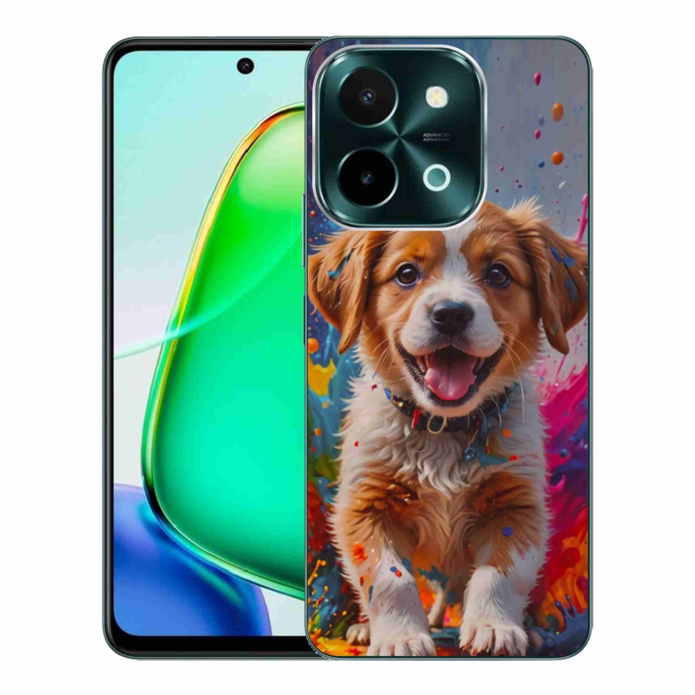 Gelový kryt mmCase na Vivo Y28 - roztomilé štěně 3