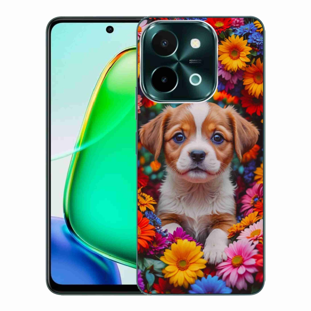 Gelový kryt mmCase na Vivo Y28 - roztomilé štěně
