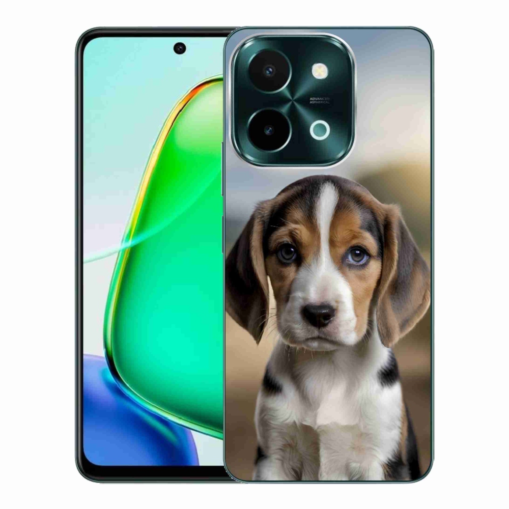 Gelový kryt mmCase na Vivo Y28 - roztomilý bígl