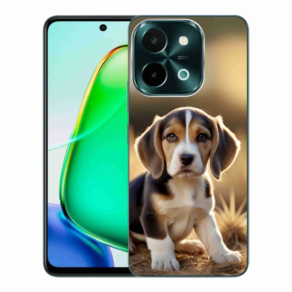 Gelový kryt mmCase na Vivo Y28 - roztomilý bígl