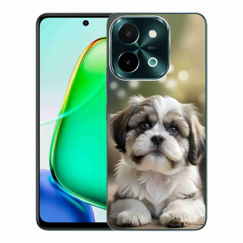 Gelový kryt mmCase na Vivo Y28 - roztomilý shih-tzu