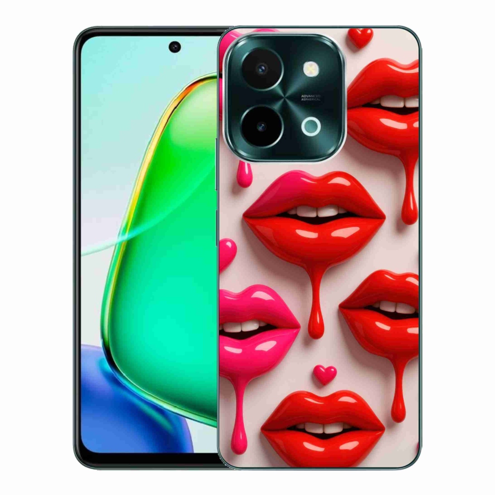 Gelový kryt mmCase na Vivo Y28 - rty 2