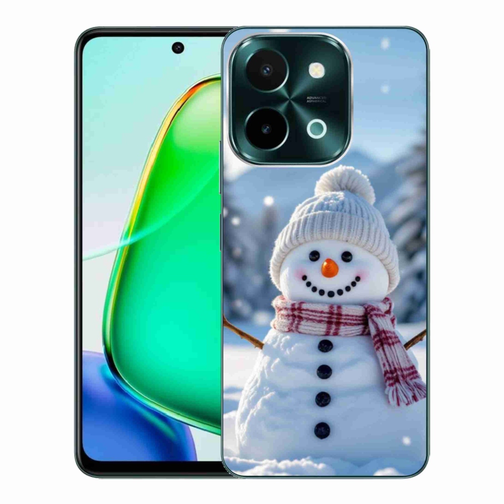 Gelový kryt mmCase na Vivo Y28 - sněhulák 3