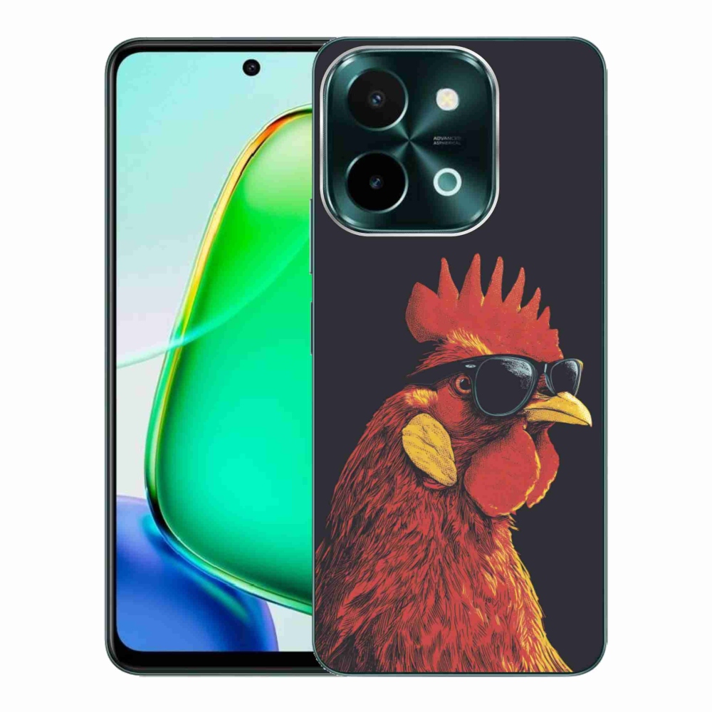 Gelový kryt mmCase na Vivo Y28 - stylový kohout
