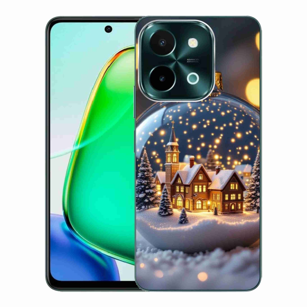 Gelový kryt mmCase na Vivo Y28 - vánoční koule 4