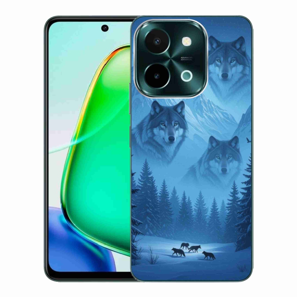 Gelový kryt mmCase na Vivo Y28 - vlčí smečka