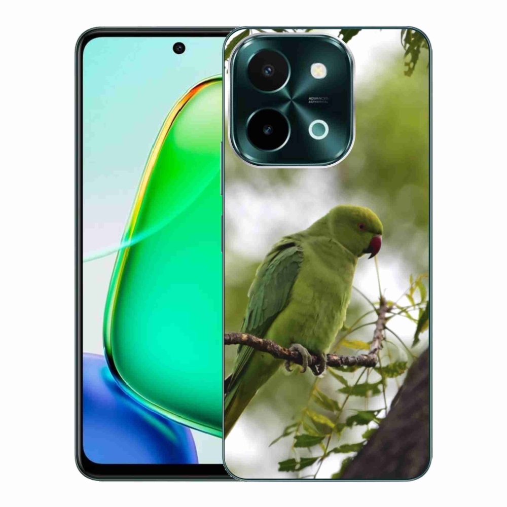 Gelový kryt mmCase na Vivo Y28 - zelený papoušek