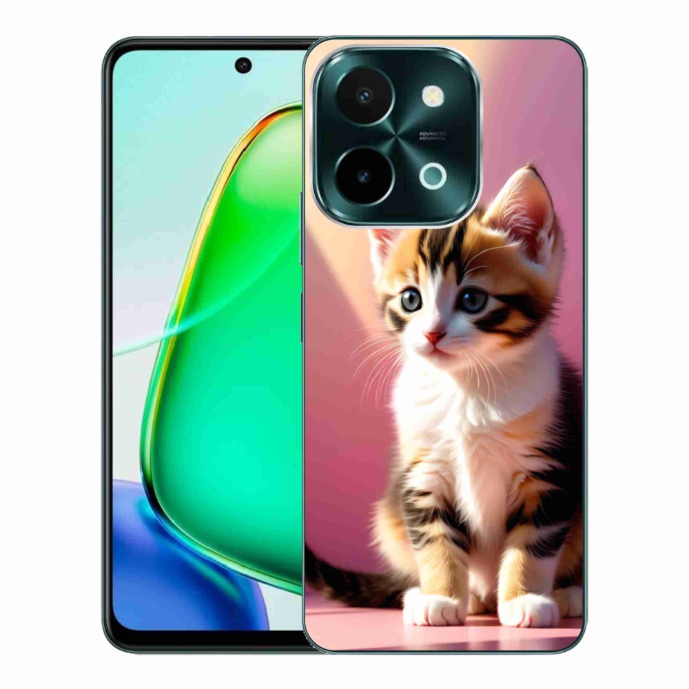 Gelový kryt mmCase na Vivo Y28 - zvědavé kotě 2