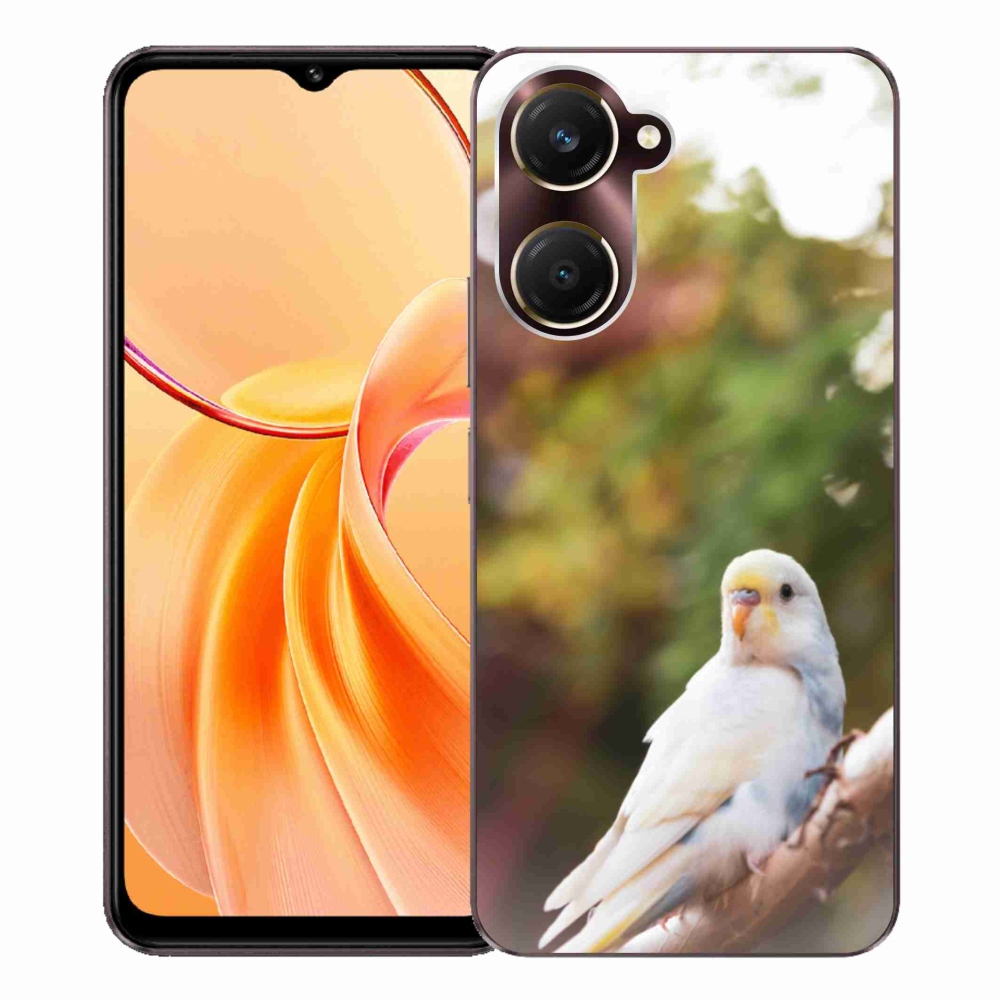 Gelový kryt mmCase na Vivo Y28s 5G - andulka bílá