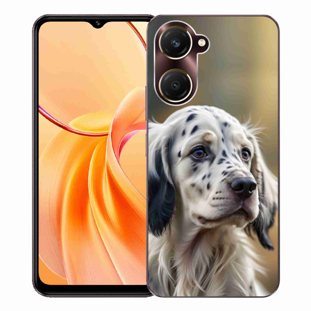 Gelový kryt mmCase na Vivo Y28s 5G - anglický setr