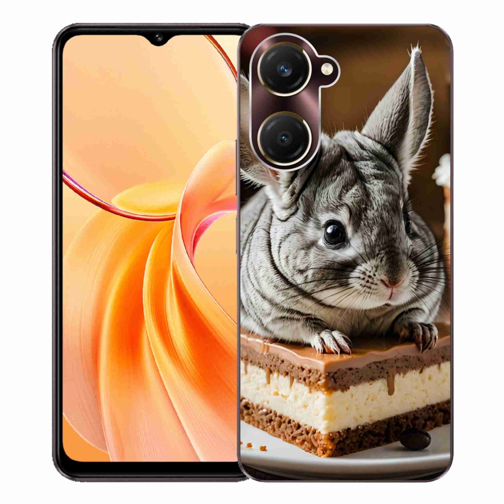 Gelový kryt mmCase na Vivo Y28s 5G - činčila