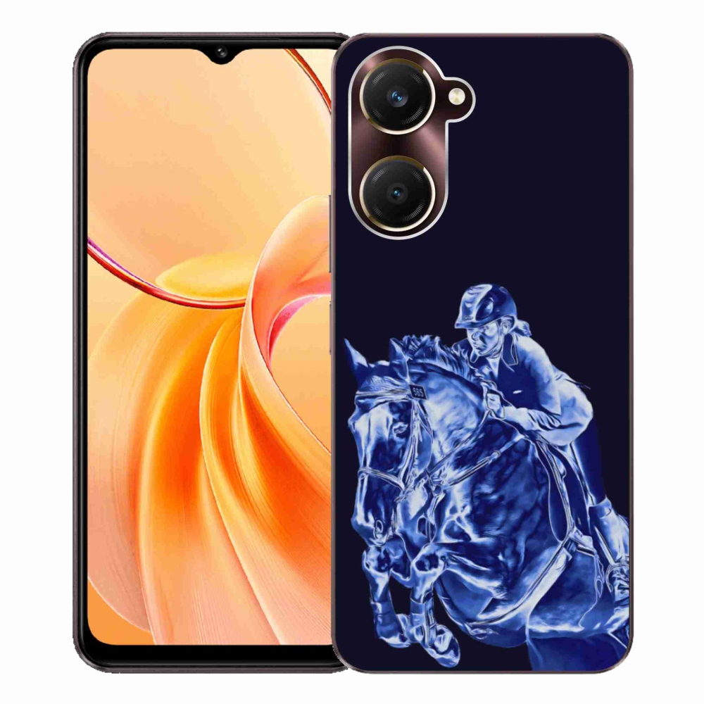 Gelový kryt mmCase na Vivo Y28s 5G - dostihový kůň
