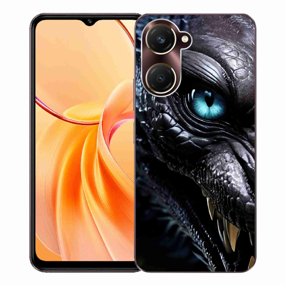 Gelový kryt mmCase na Vivo Y28s 5G - dračí pohled