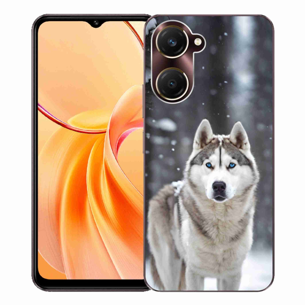 Gelový kryt mmCase na Vivo Y28s 5G - husky 2