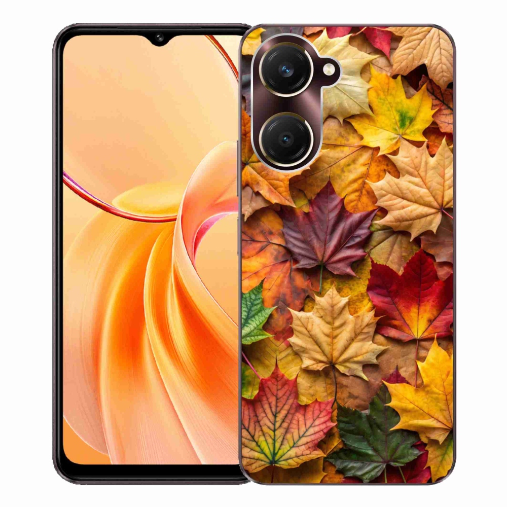 Gelový kryt mmCase na Vivo Y28s 5G - javorové listy 2
