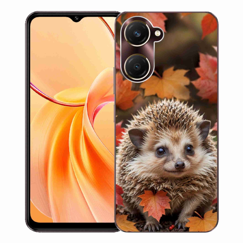 Gelový kryt mmCase na Vivo Y28s 5G - ježek v listí