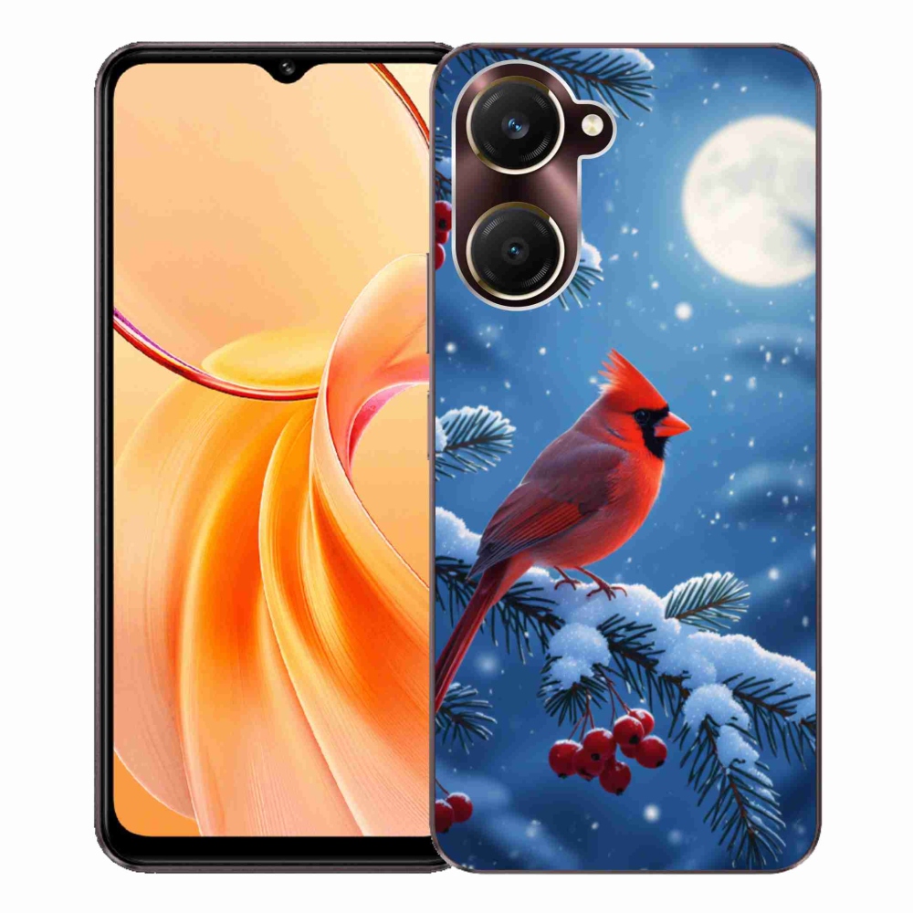Gelový kryt mmCase na Vivo Y28s 5G - kardinál červený