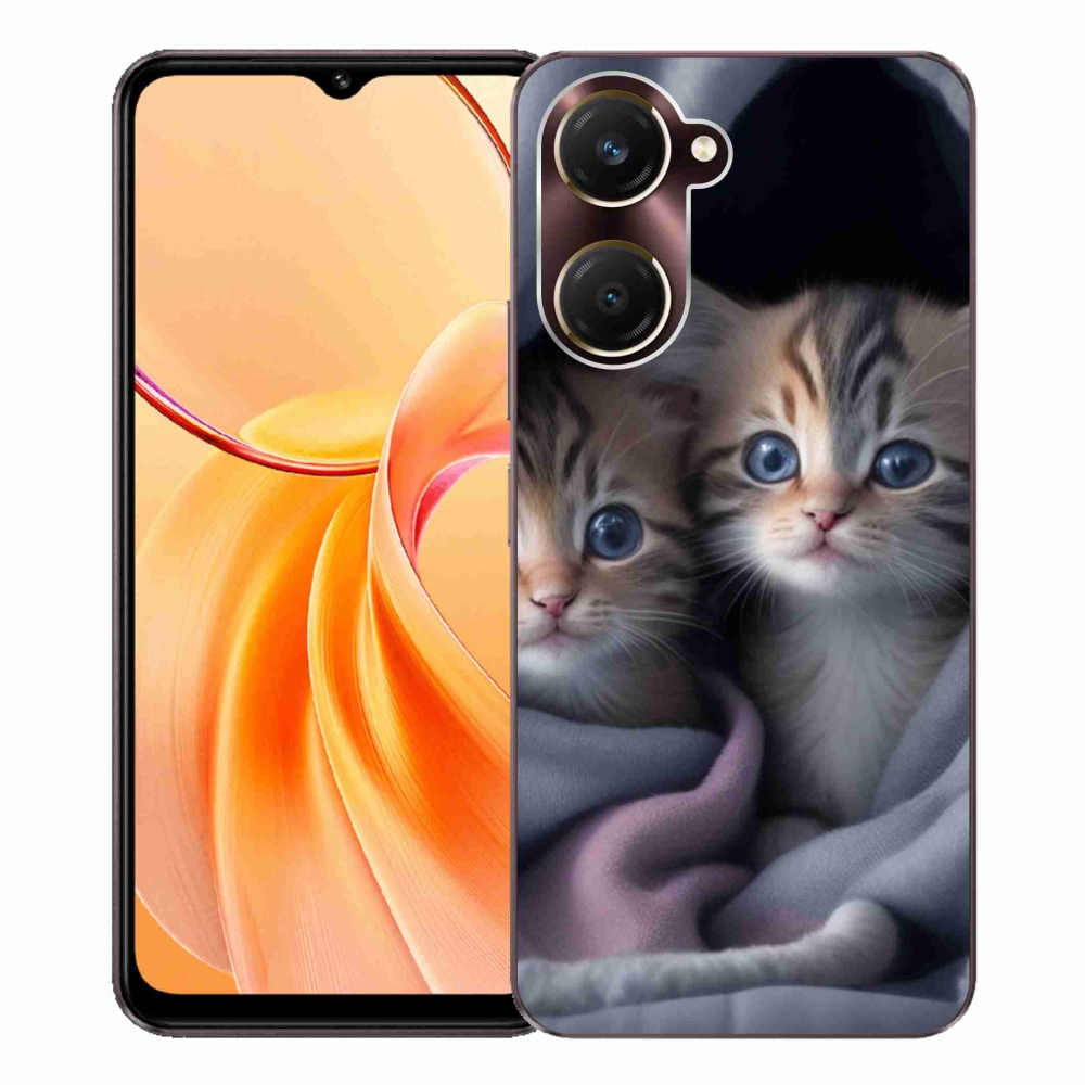 Gelový kryt mmCase na Vivo Y28s 5G - kočičí duo 2