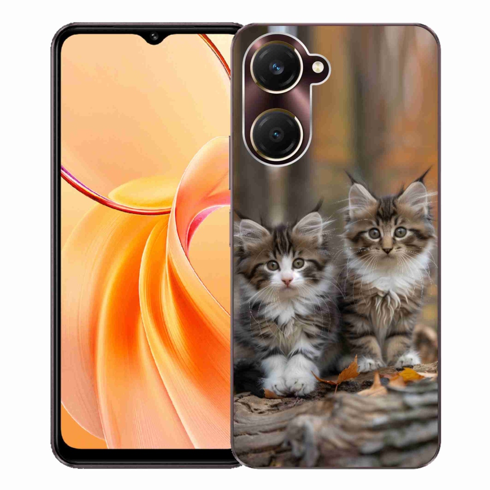 Gelový kryt mmCase na Vivo Y28s 5G - kočičí duo 3