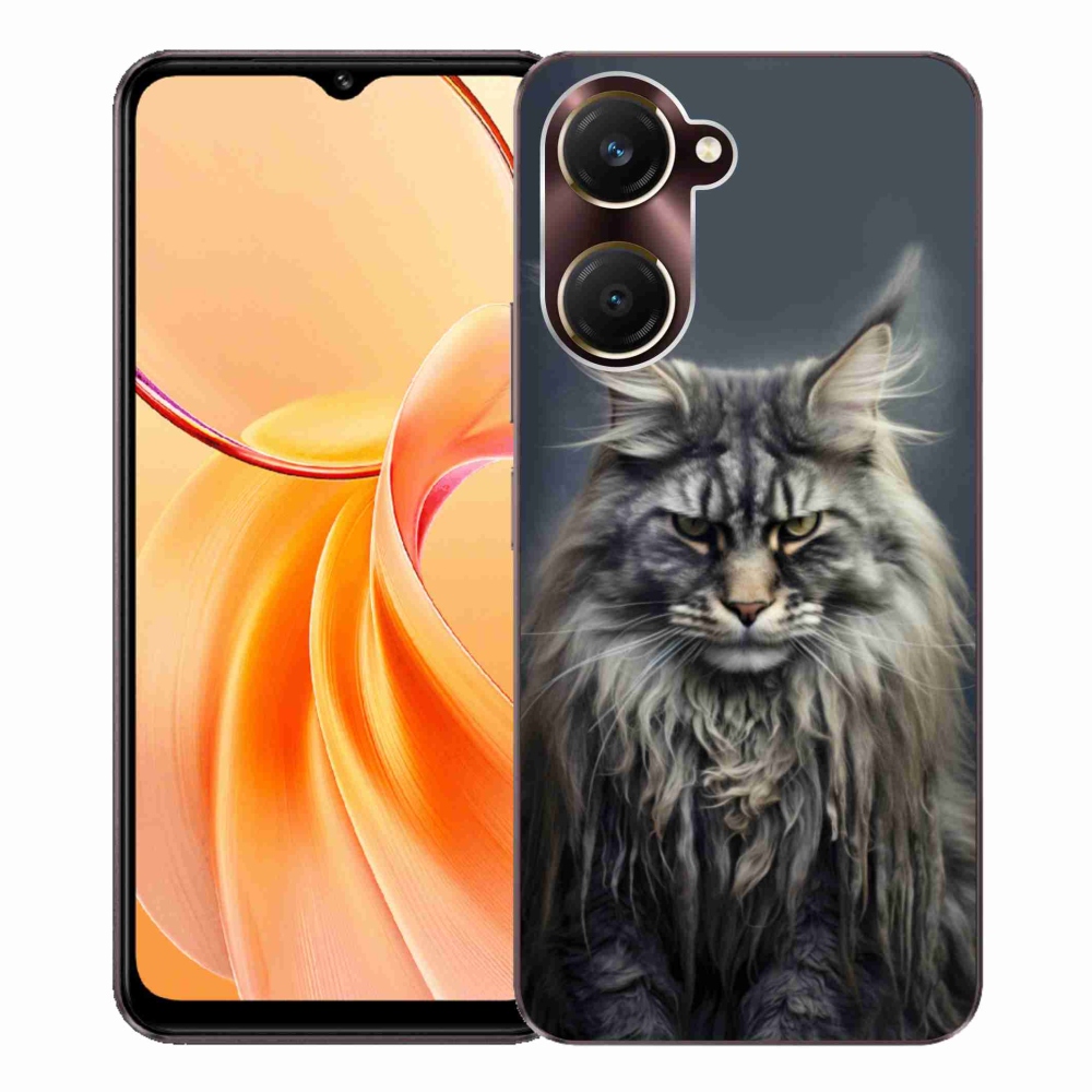 Gelový kryt mmCase na Vivo Y28s 5G - kočíčí pohled 4