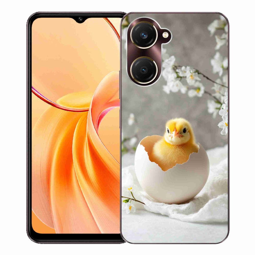 Gelový kryt mmCase na Vivo Y28s 5G - kuřátko