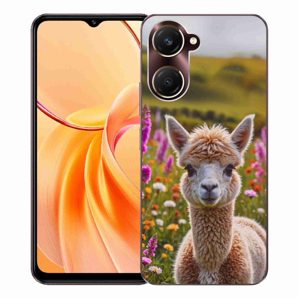 Gelový kryt mmCase na Vivo Y28s 5G - lama na louce