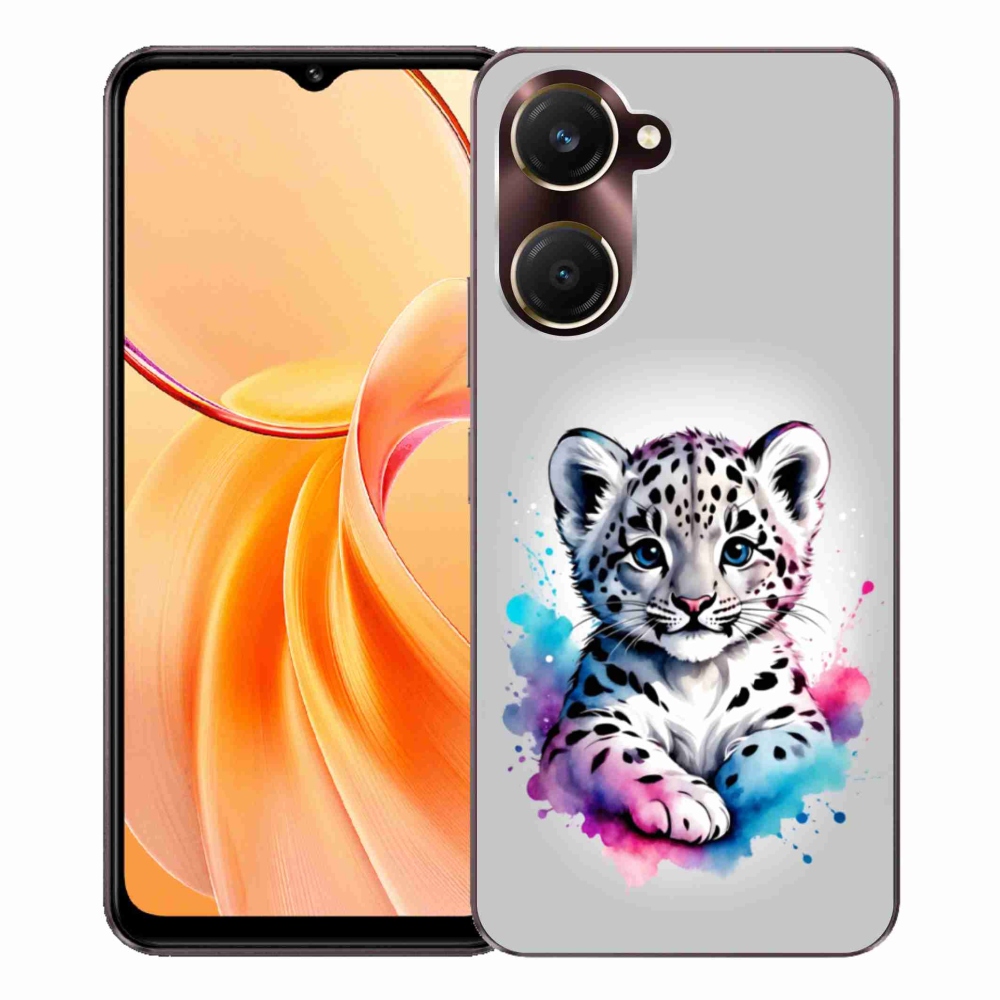 Gelový kryt mmCase na Vivo Y28s 5G - levhartí mládě