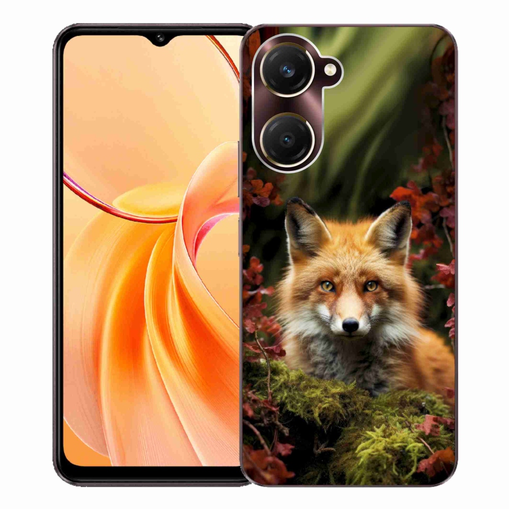 Gelový kryt mmCase na Vivo Y28s 5G - liška v lese