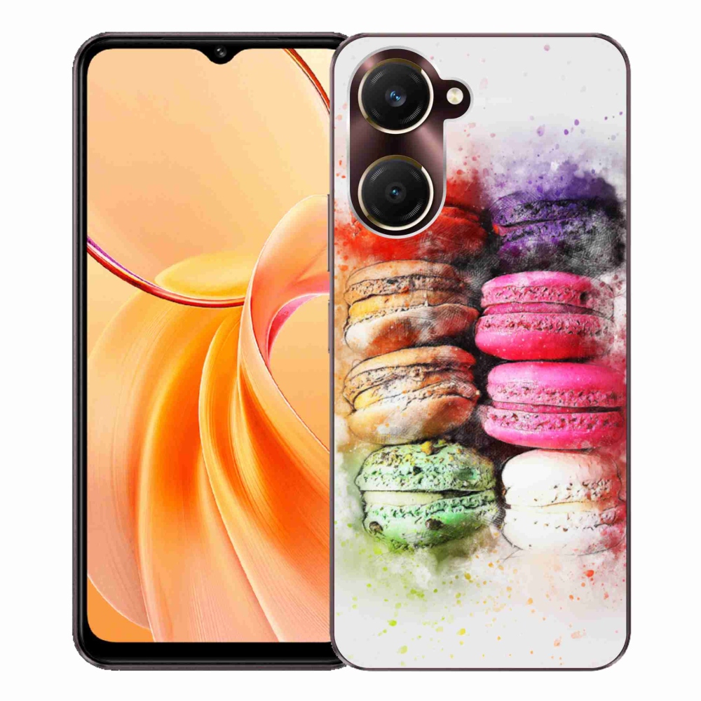 Gelový kryt mmCase na Vivo Y28s 5G - makrónky