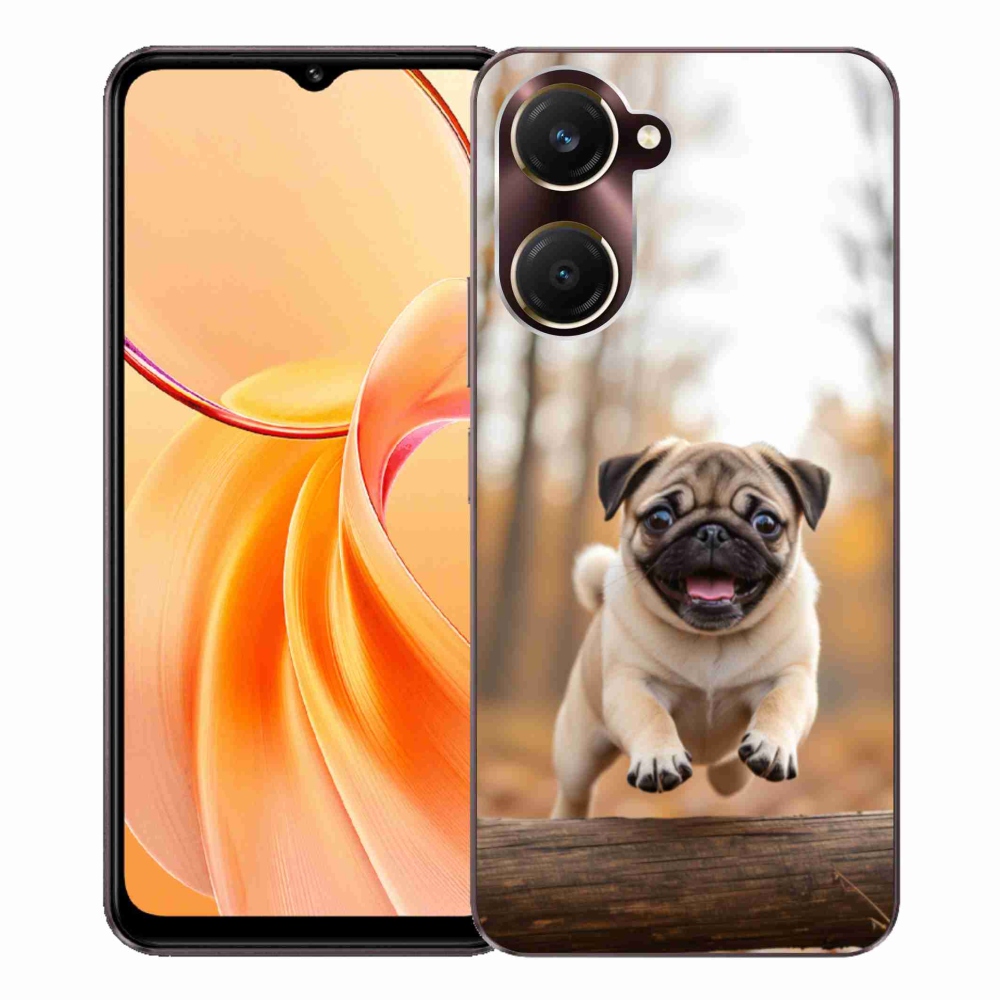 Gelový kryt mmCase na Vivo Y28s 5G - mops 2