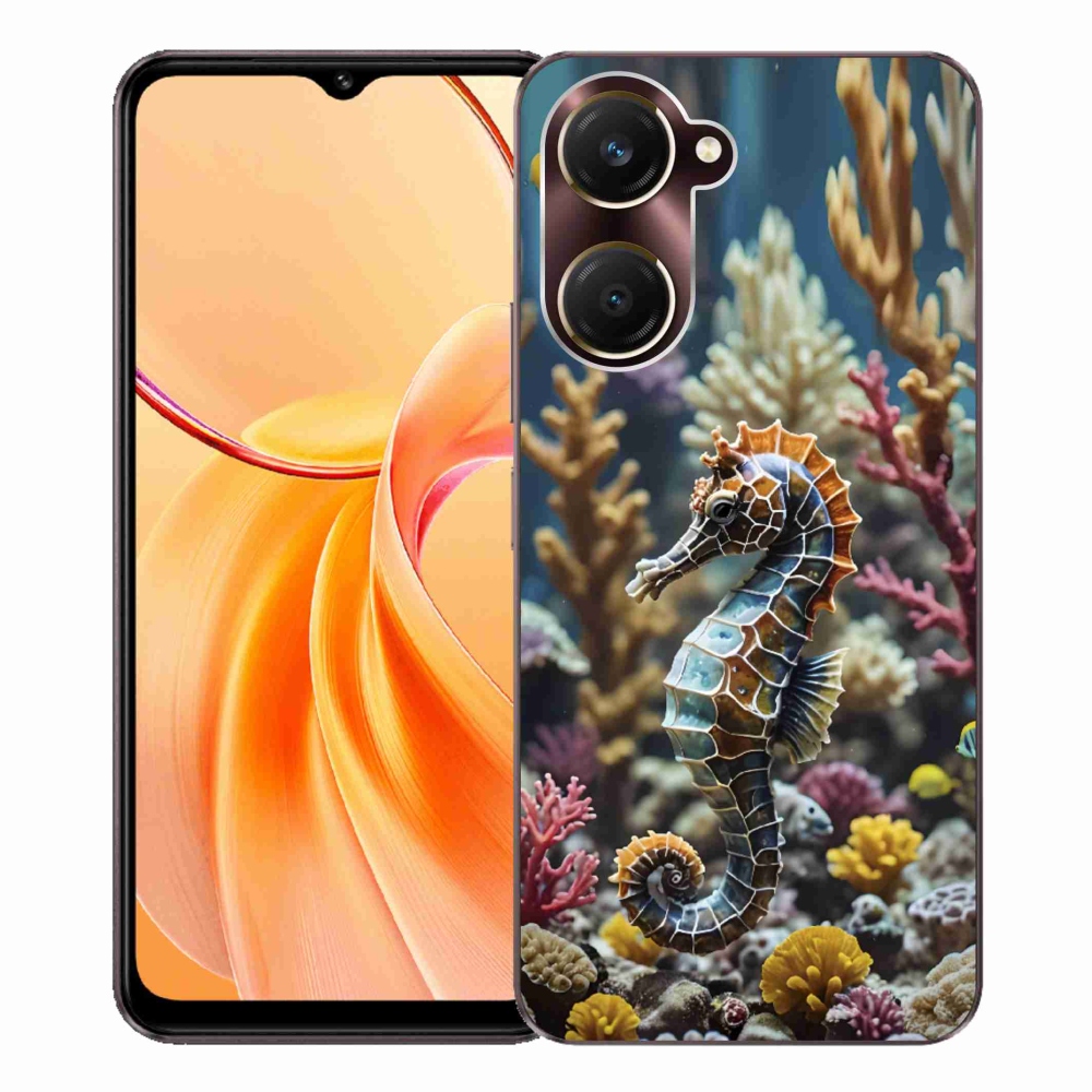 Gelový kryt mmCase na Vivo Y28s 5G - mořský koník 2