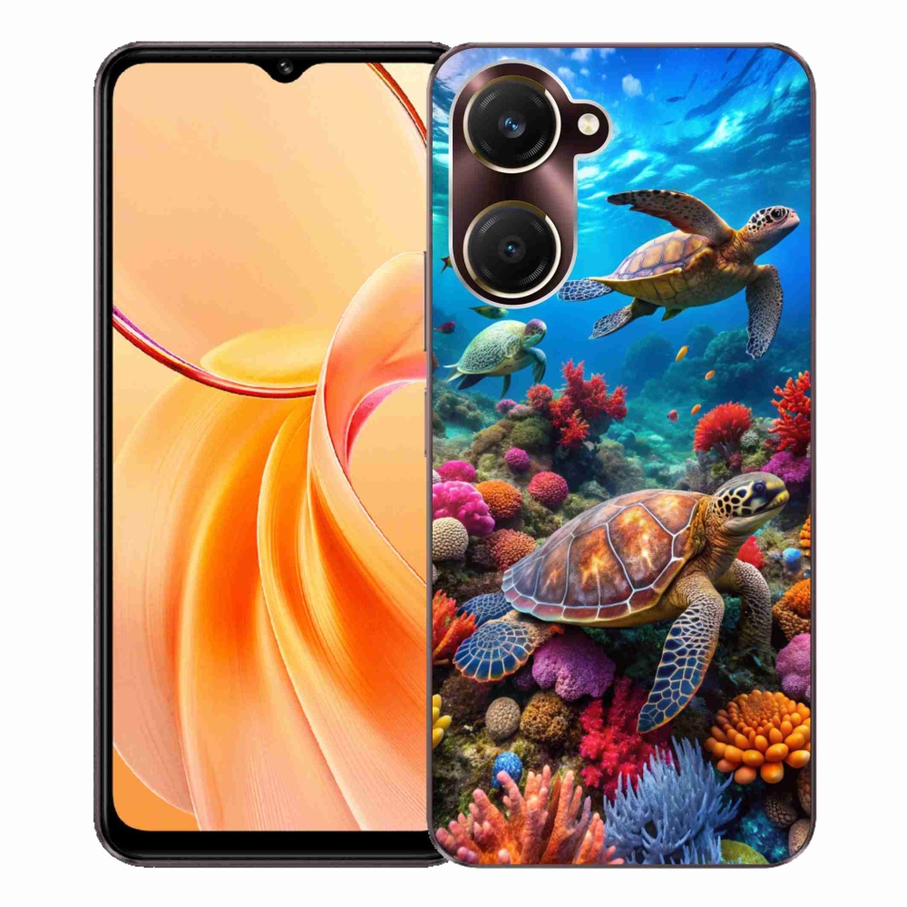 Gelový kryt mmCase na Vivo Y28s 5G - mořský svět 2