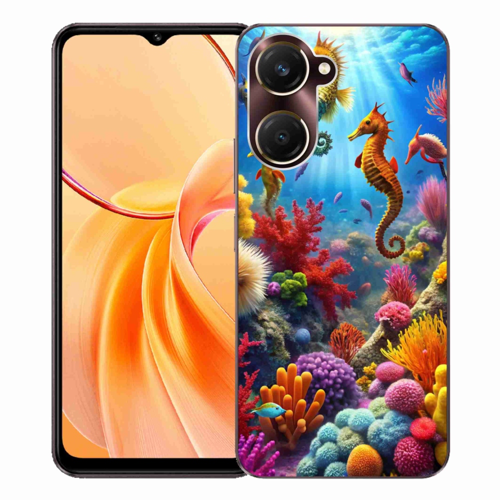 Gelový kryt mmCase na Vivo Y28s 5G - mořský svět 3