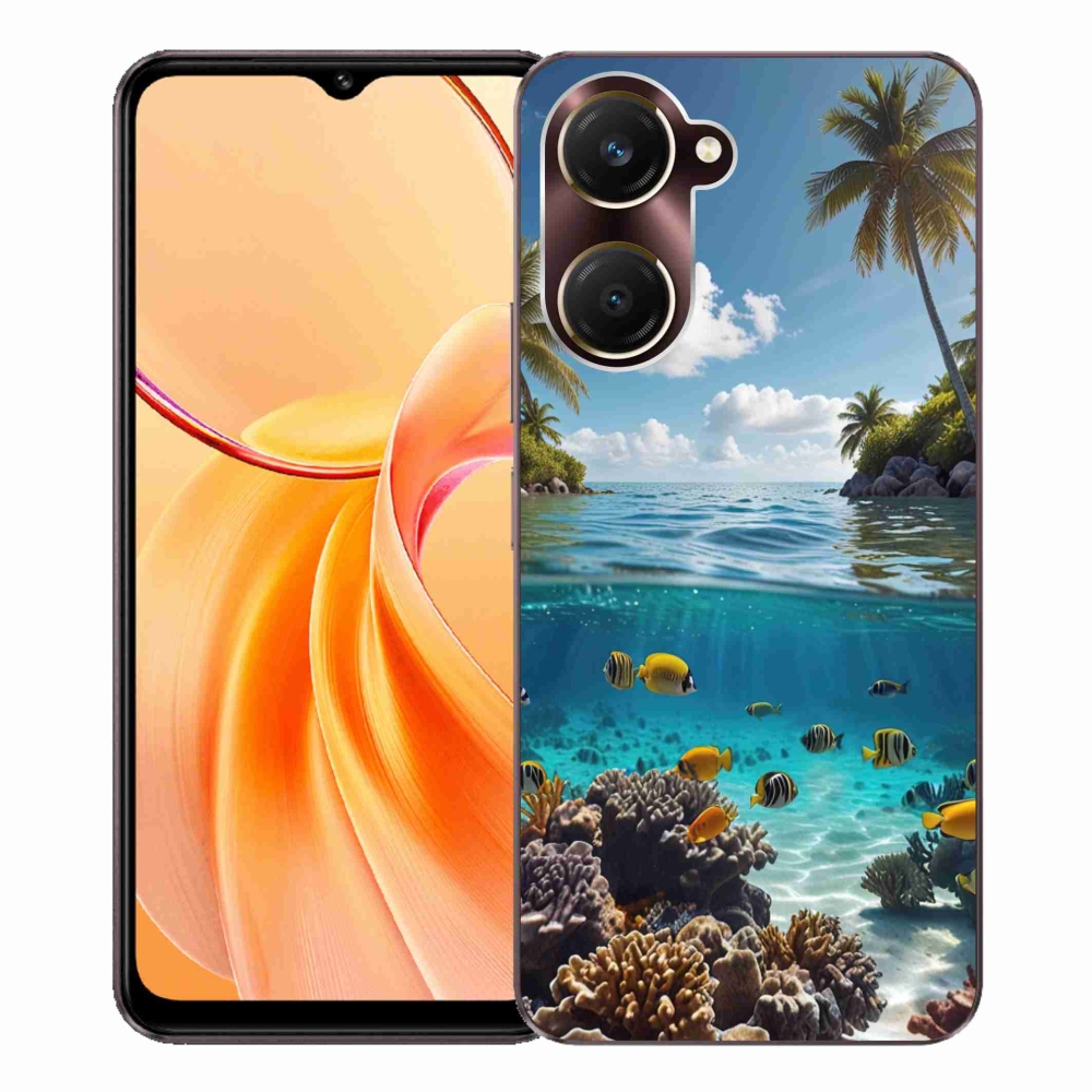 Gelový kryt mmCase na Vivo Y28s 5G - mořský svět 4