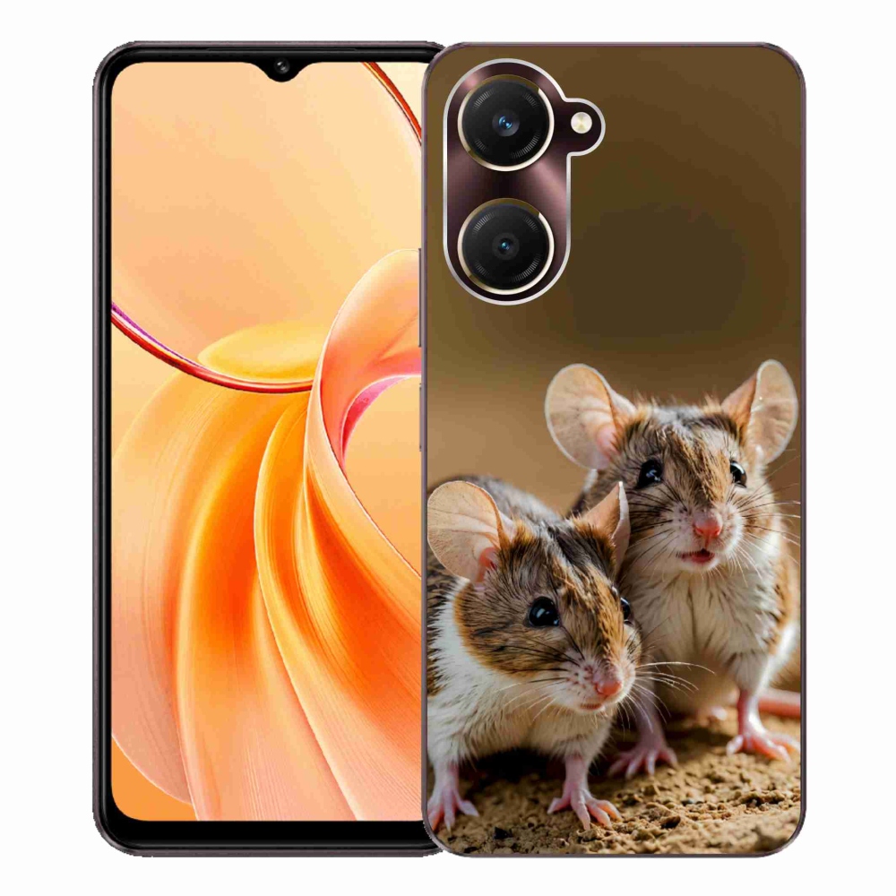 Gelový kryt mmCase na Vivo Y28s 5G - myší duo