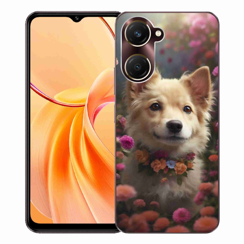 Gelový kryt mmCase na Vivo Y28s 5G - německý špic