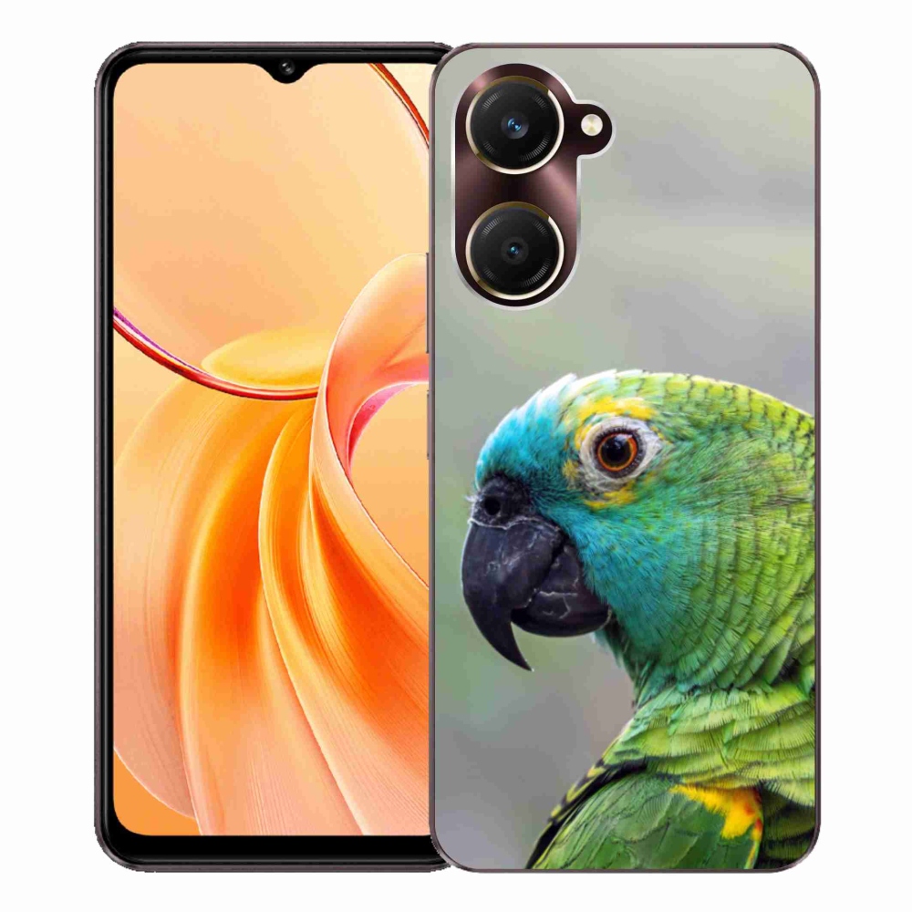 Gelový kryt mmCase na Vivo Y28s 5G - papoušek amazoňan