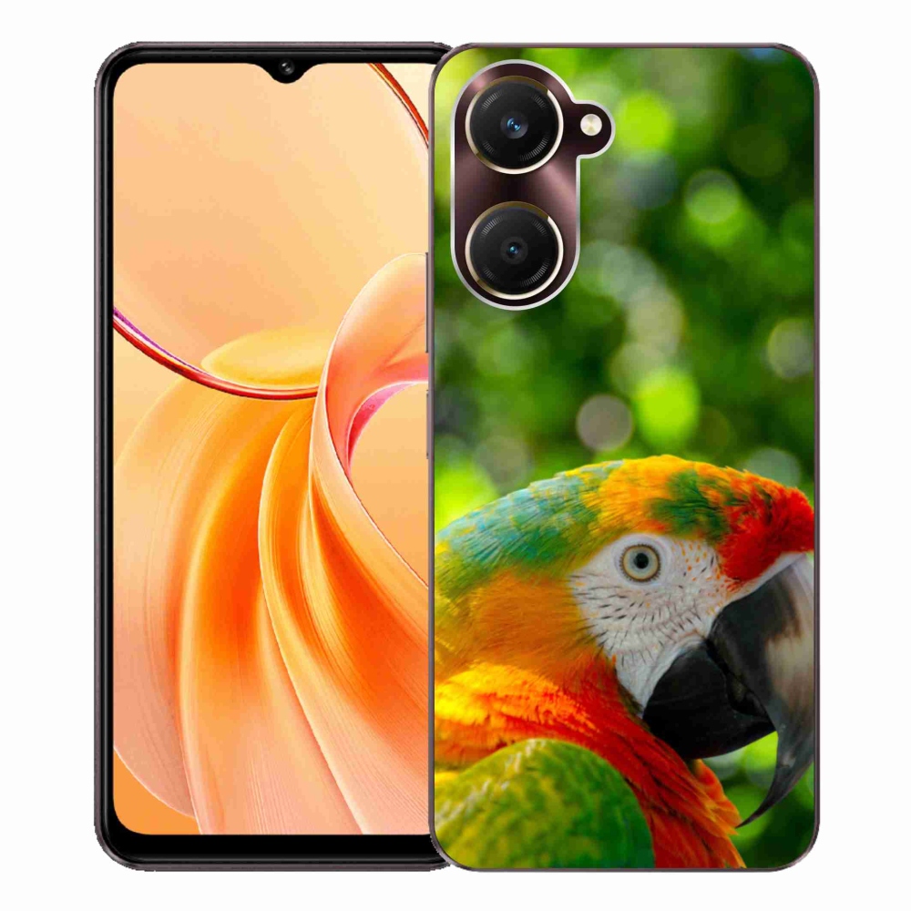 Gelový kryt mmCase na Vivo Y28s 5G - papoušek ara 3