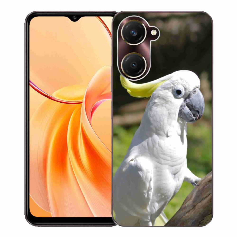 Gelový kryt mmCase na Vivo Y28s 5G - papoušek kakadu 2