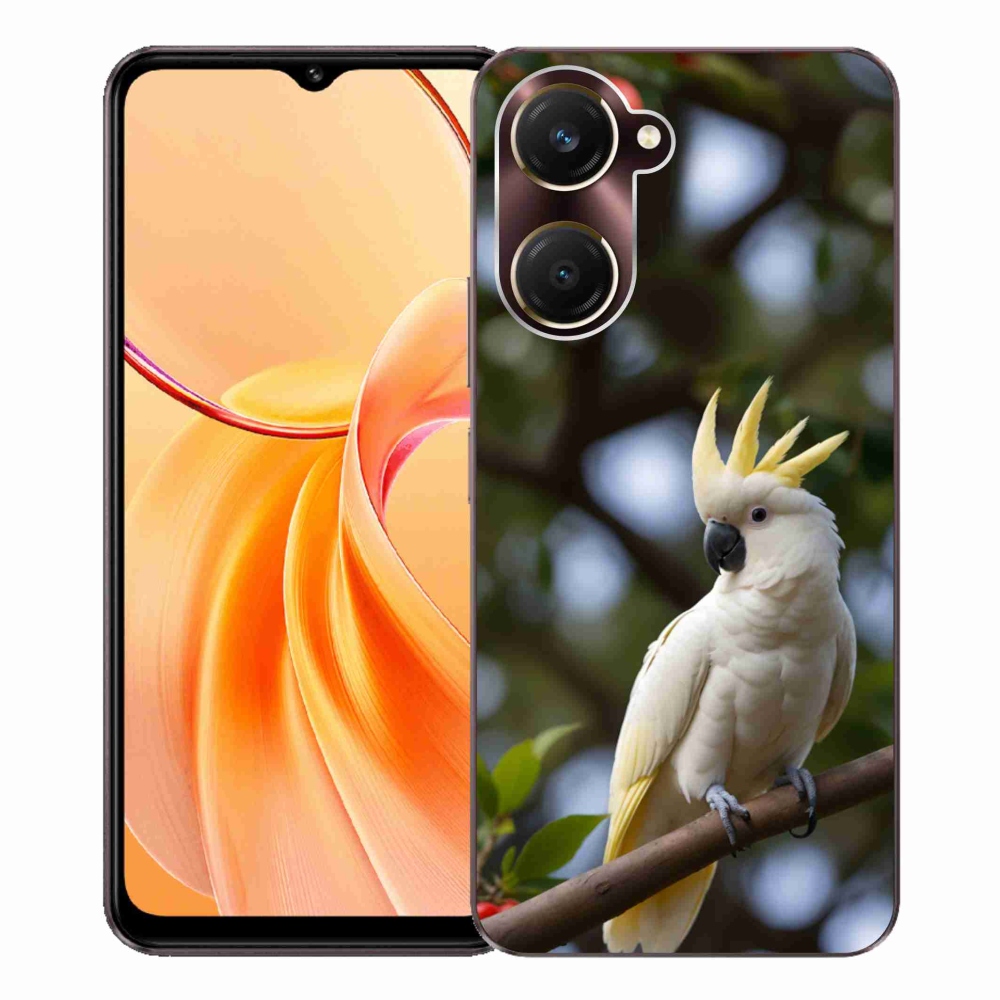 Gelový kryt mmCase na Vivo Y28s 5G - papoušek kakadu 3
